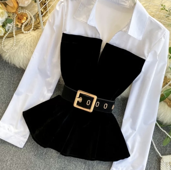 NWT Fall Luxury Office Two Piece Short Set S: Small-Large - Picture 2 of 8